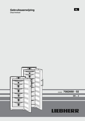 Gebruiksaanwijzing 250609 7082668 - 02 - Liebherr