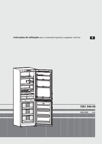 Instruções de utilização para o combinado frigorífico ... - Liebherr