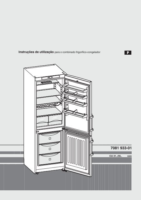 Instruções de utilização para o combinado frigorífico ... - Liebherr