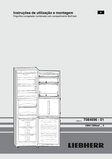 Instruções de utilização e montagem 040711 7084696 - 01 - Liebherr