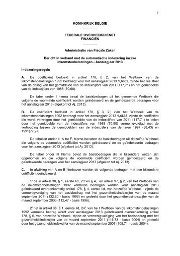 aanslagjaar 2013 - Fiscus.fgov.be