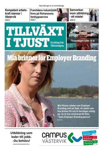 Mia brinner för Employer Branding - IQ Pager