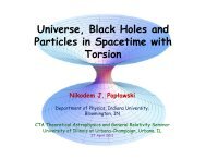 Torsion - Department of Physics - Indiana University