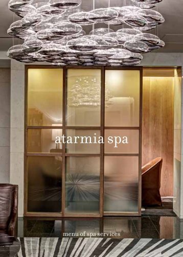 Spa Menu - Linara Travel