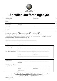 Blankett för föreningsbyte