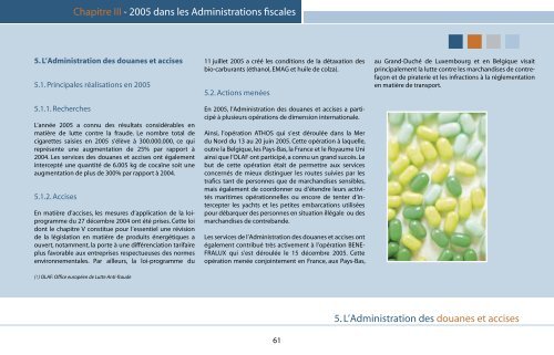 Rapport d'activités 2005 - Fiscus.fgov.be