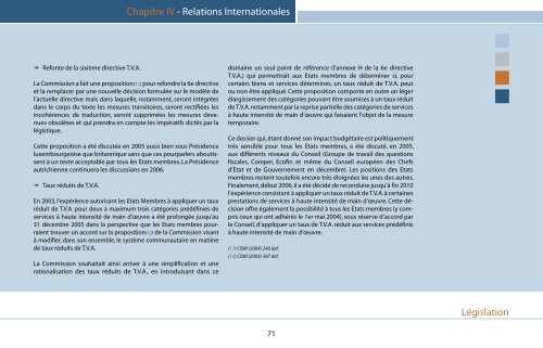 Rapport d'activités 2005 - Fiscus.fgov.be