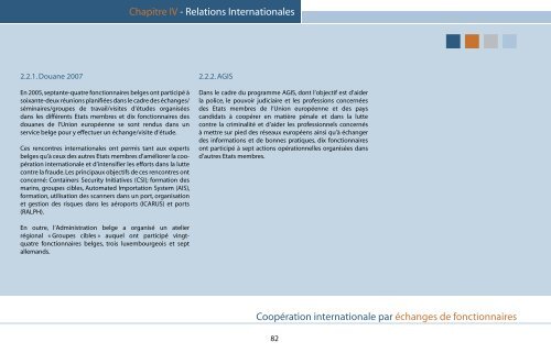 Rapport d'activités 2005 - Fiscus.fgov.be