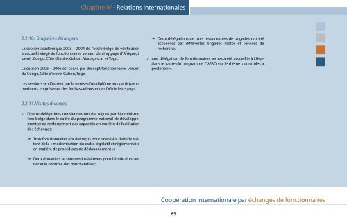 Rapport d'activités 2005 - Fiscus.fgov.be