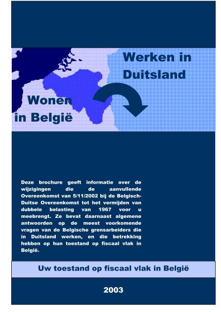 Wonen in België - Werken in Duitsland - Fiscus.fgov.be