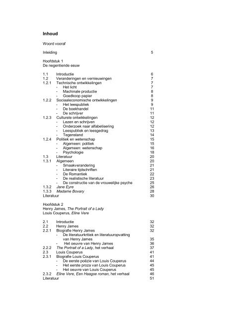 schrijven tussen realisme en naturalisme - DSpace at Open ...