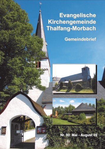 Gemeindebrief 90 - Kirchengemeinden Thalfang-Morbach