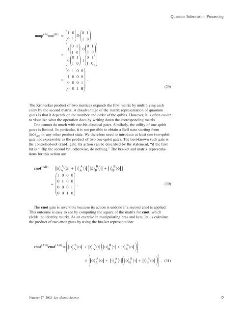 Quantum Information Processing