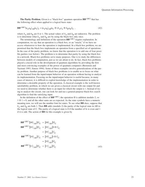 Quantum Information Processing