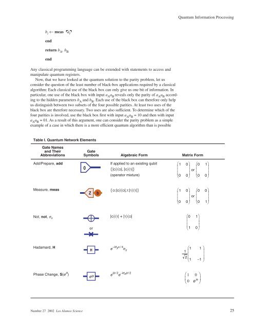 Quantum Information Processing