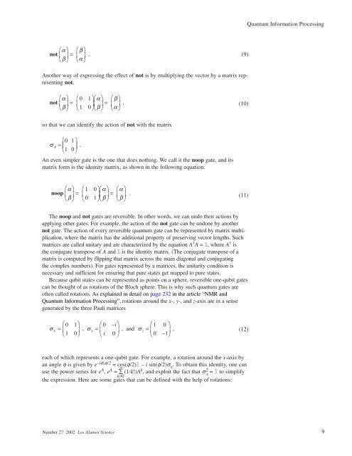 Quantum Information Processing
