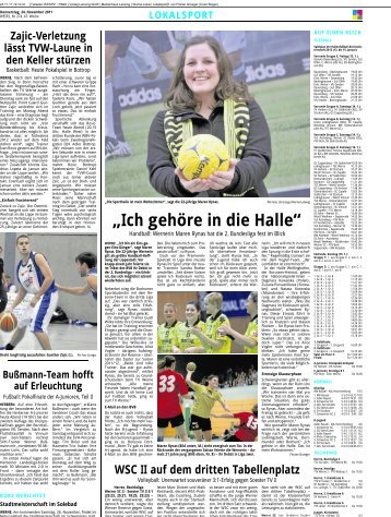 „Ich gehöre in die Halle“ - Borussia Dortmund Handball