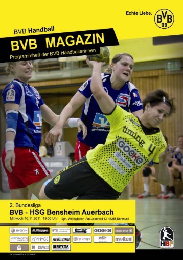 HSG Bensheim Auerbach - Borussia Dortmund Handball