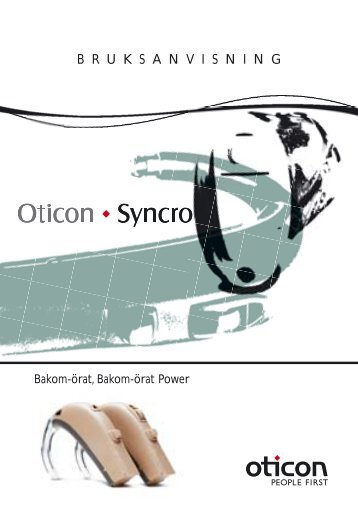 B R U K S A N V I S N I N G - Oticon