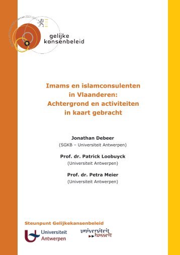 Imams en islamconsulenten in Vlaanderen - Universiteit Antwerpen