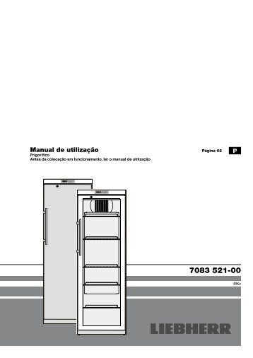 Manual de utilização - Liebherr