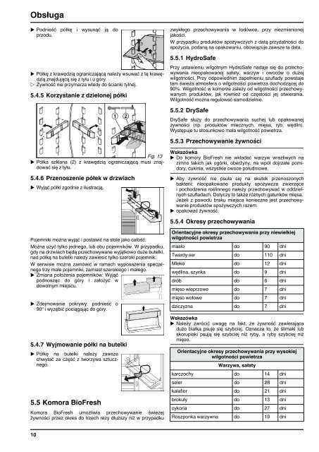 Instrukcja obsługi i montażu 080611 7085172 - 01 - Liebherr