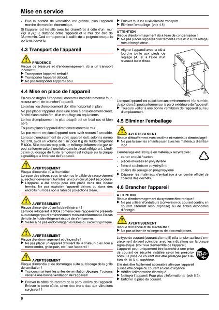 Mode d'emploi 010410 7082668 - 04 - Liebherr