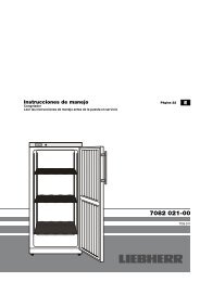 Instrucciones de manejo - Liebherr