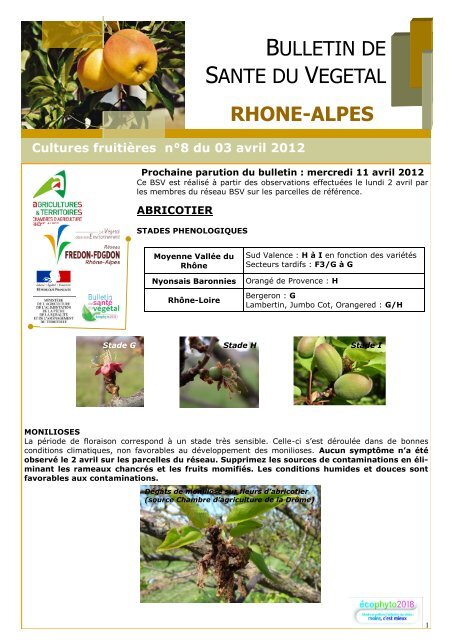 BSV_RA_Arbono8du03042012 - DRAAF Rhône-Alpes