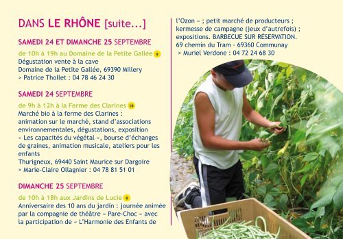 produits fermiers dont certains bio - DRAAF Rhône-Alpes