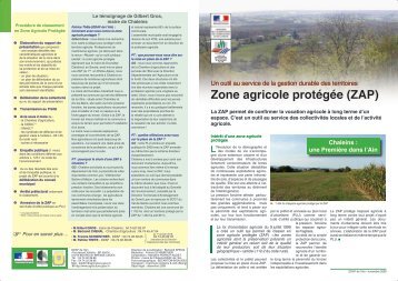 Zone agricole protégée (ZAP) - DRAAF Rhône-Alpes