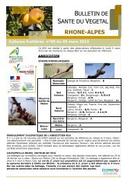 BSV_RA_Arbono5du05032013 - DRAAF Rhône-Alpes