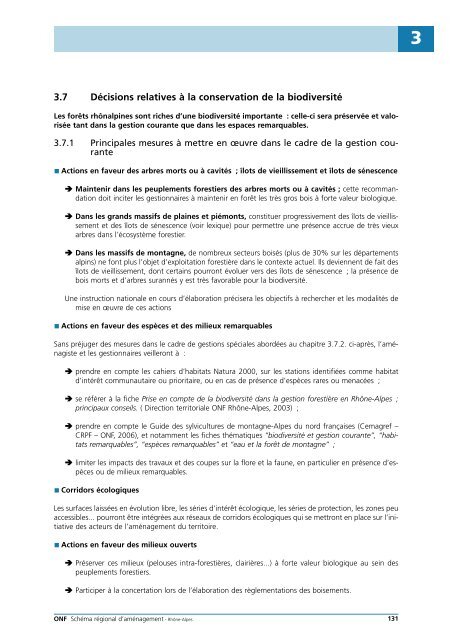 Télécharger le schéma régional d'aménagement - DRAAF Rhône ...