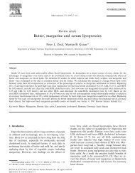 Butter, margarine and serum lipoproteins - VU-DARE Home