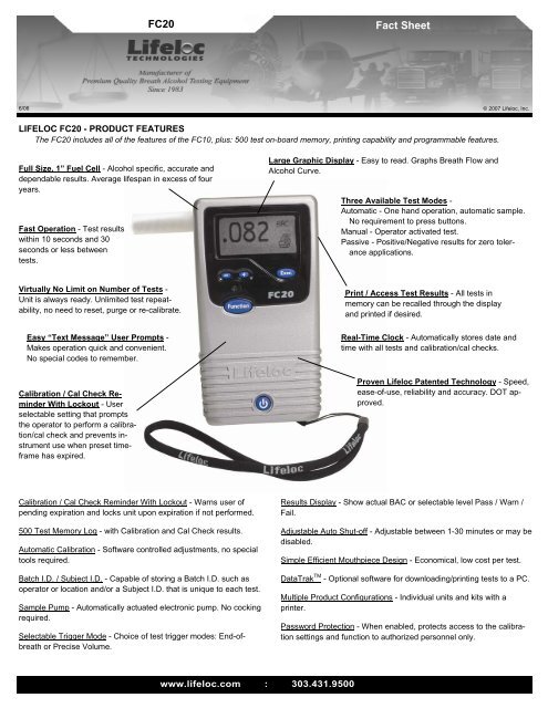 FC20 Fact Sheet.pub