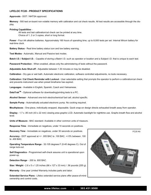 FC20 Fact Sheet.pub