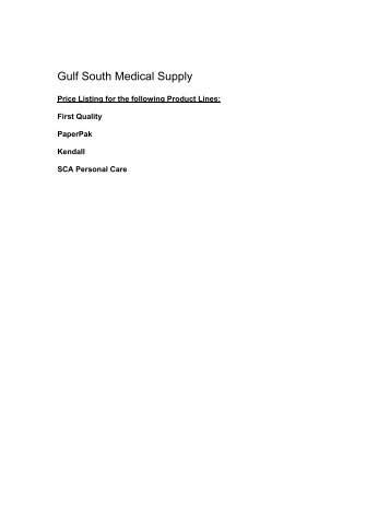 Gulf South Medical Supply