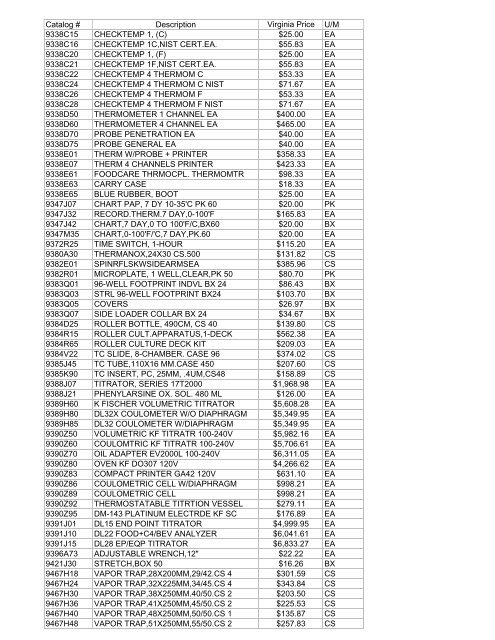 Thomas Exception List submittal 1755401-70 - Commonwealth of ...