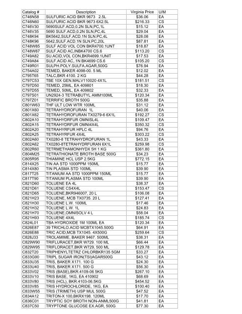 Thomas Exception List submittal 1755401-70 - Commonwealth of ...