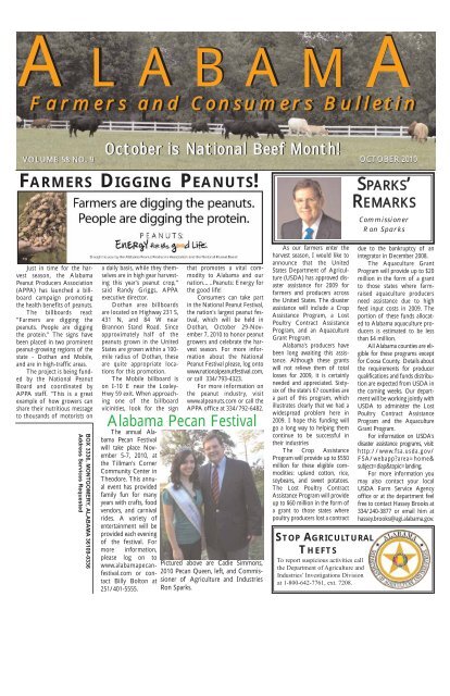 Oct Alabama Department Of Agriculture And Industries