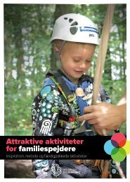 Attraktive aktiviteter for familiespejdere - Det Danske Spejderkorps