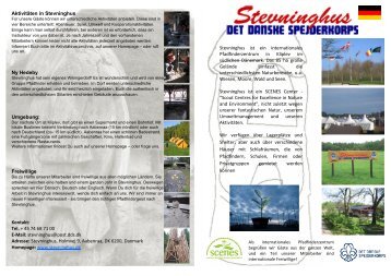Stevninghus ist ein internationales Pfadfinderzentrum in Kliplev im ...