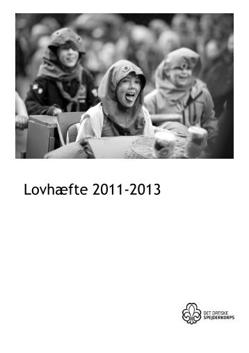 Lovhæfte 2011-2013 - Det Danske Spejderkorps