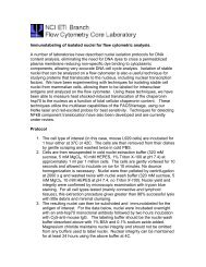 Isolation and immunolabeling of isolated nuclei for flow cytometric ...