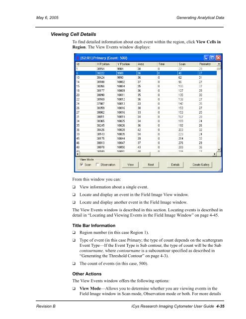 iCys User Guide