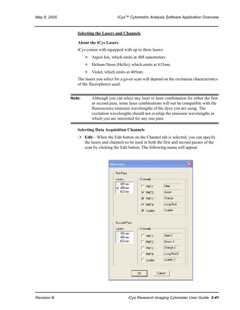 iCys User Guide