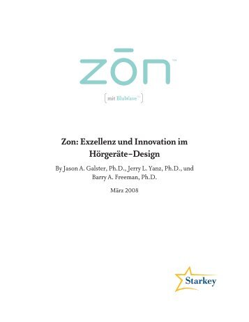 Zon: Exzellenz und Innovation im Hörgeräte-Design - Starkey ...