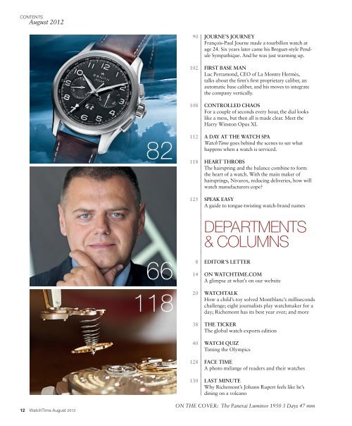 WatchTime - August 2012