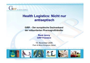 Health Logistics: Nicht nur antiseptisch