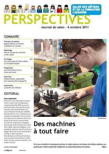 6 octobre 2011 Des machines à tout faire